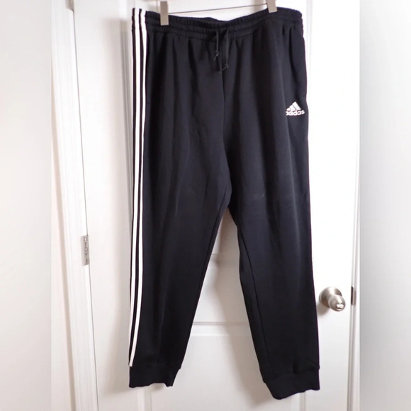Adidas Men’s Black Joggers size 2XL - Picture 1 of 7